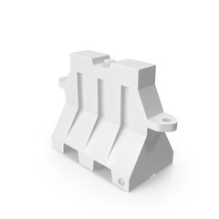 White Electrical Connector isolated on transparent background