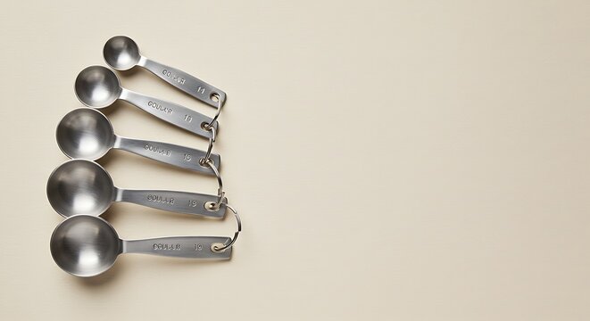 Stainless Steel Measuring Spoons Set for Baking and Cooking