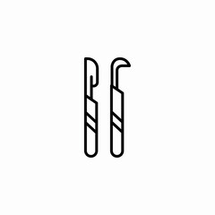 medical tools icon sign vector