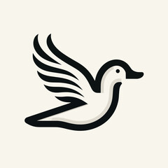 Stylized Mallard Duck Silhouette1