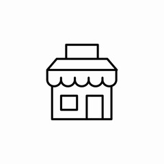 retail shop icon sign vector