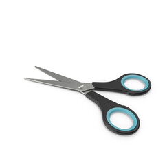 Open Scissors isolated on transparent background