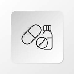 Bone Fracture Icon, Flat Medical Injury Vector