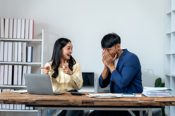 Business Teamwork Conflict and Stress