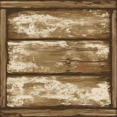 Aged wooden planks in a frame.  Textured, distressed wood paneling