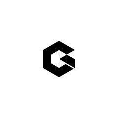 GC abstract letter icon