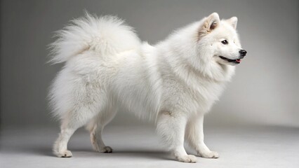 Obraz premium Eskimo Dog on studio background
