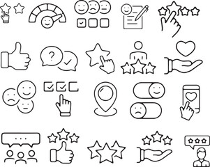 Fototapeta premium Hand-drawn doodle icon set with cute animals, peopl,e and nature sketches