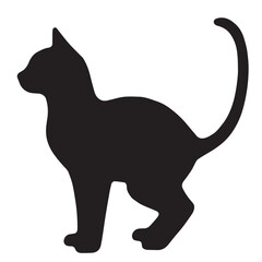 cat silhouette vector