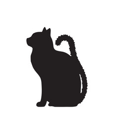 cat silhouette vector