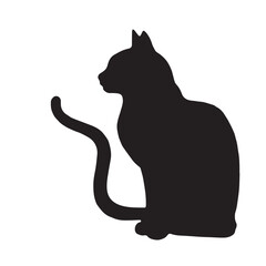 cat silhouette vector