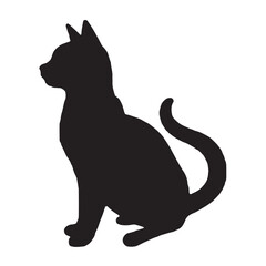 cat silhouette vector