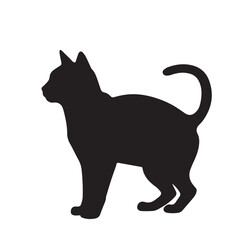 cat silhouette vector
