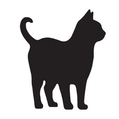 cat silhouette vector
