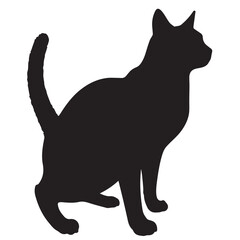 cat silhouette vector