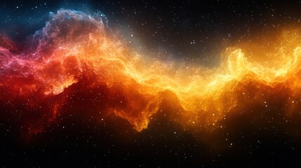 Cosmic fiery nebulae