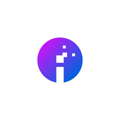 abstract letter icon