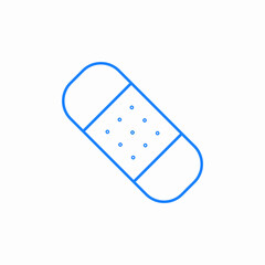 adhesive bandage healing icon sign vector