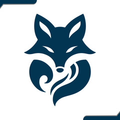 Obraz premium Detailed Fox Face Illustration Design for Print or Digital Use