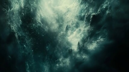 Fototapeta premium Stormy space clouds