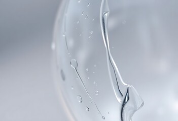close up of a glass of water