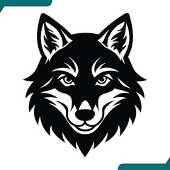Obraz premium High Quality Vector Illustration of a Wolf Face