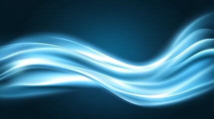 Obraz premium Abstract blue wavy design (2)