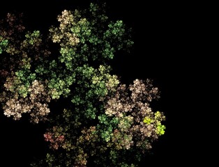 Imaginatory fractal abstract background Image