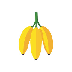 Ripe Yellow Bananas Bunch of Cavendish Bananas Tropical Fruit Healthy Snack VitaminRich Food Dietary Fiber Potassium Source Fruit Illustration Vibrant Produce Graphic Design Element