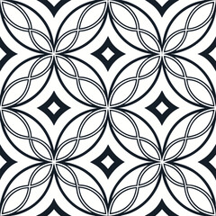 Abstract decorative circular stripes seamless pattern design, seamless pattern with stripy weaving
