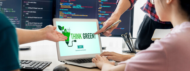 Green business transformation for brisk corporate business to thank green marketing strategy
