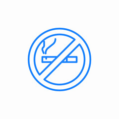 no smoking sign icon sign vector