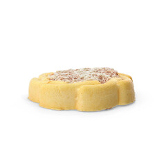 Savory Tuna and Cheese Tartlet Isolated on Transparent Background