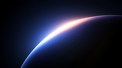 Earth's edge sunrise