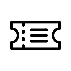 Explore event ticket access pass admission voucher coupon entry permission card line art design