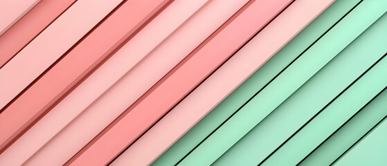 Obraz premium Abstract Diagonal Striped Pattern In Pastel Colors
