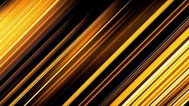 Abstract golden parallel lines create a dynamic modern background graphic for design projects or digital display elements.