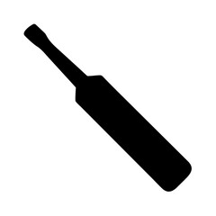 Find black cricket bat vector illustration for sports equipment and game design needs online now