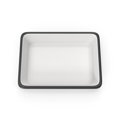 Rectangular Soap Dish Isolated on Transparent Background
