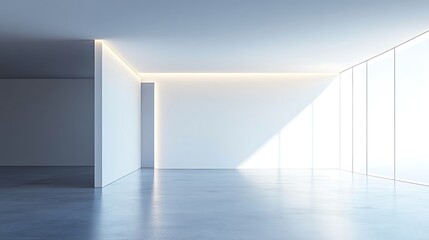 Obraz premium Modern minimalist interior