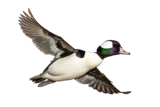 Bufflehead Duck in Flight Stunning Wildlife Photography
