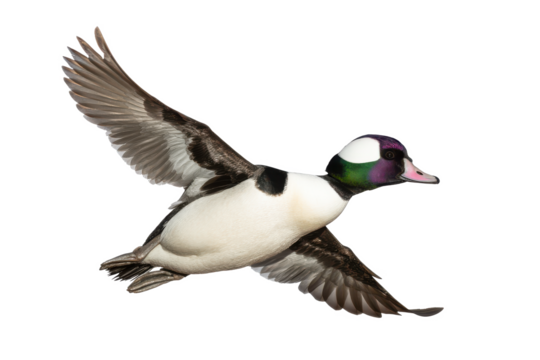Bufflehead Duck in Flight Stunning Wildlife Photography