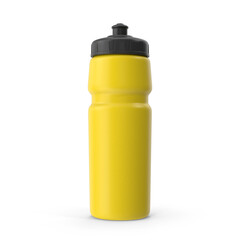 Sport Bottle Yellow Isolated on Transparent Background