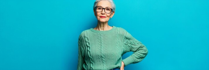 Elderly Woman with Glasses
