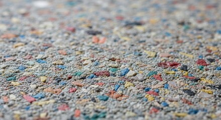 Obraz premium Colorful terrazzo surface with multicolored stone chips and textured concrete