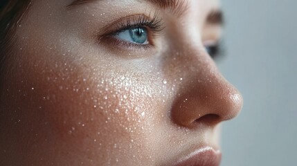 Glittery Sparkle Face Makeup