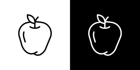 Apple icon symbol concept for graphic design, Website, UI. Svg