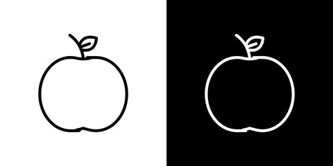 Apple icon symbol concept for graphic design, Website, UI. Svg