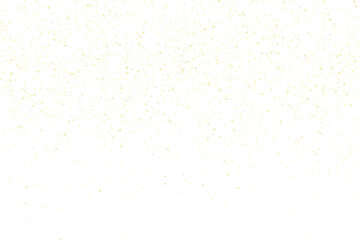 golden glow glitter on transparent and white background