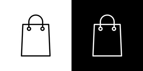 Bags Shopping icon symbol concept for graphic design, Website, UI. Svg